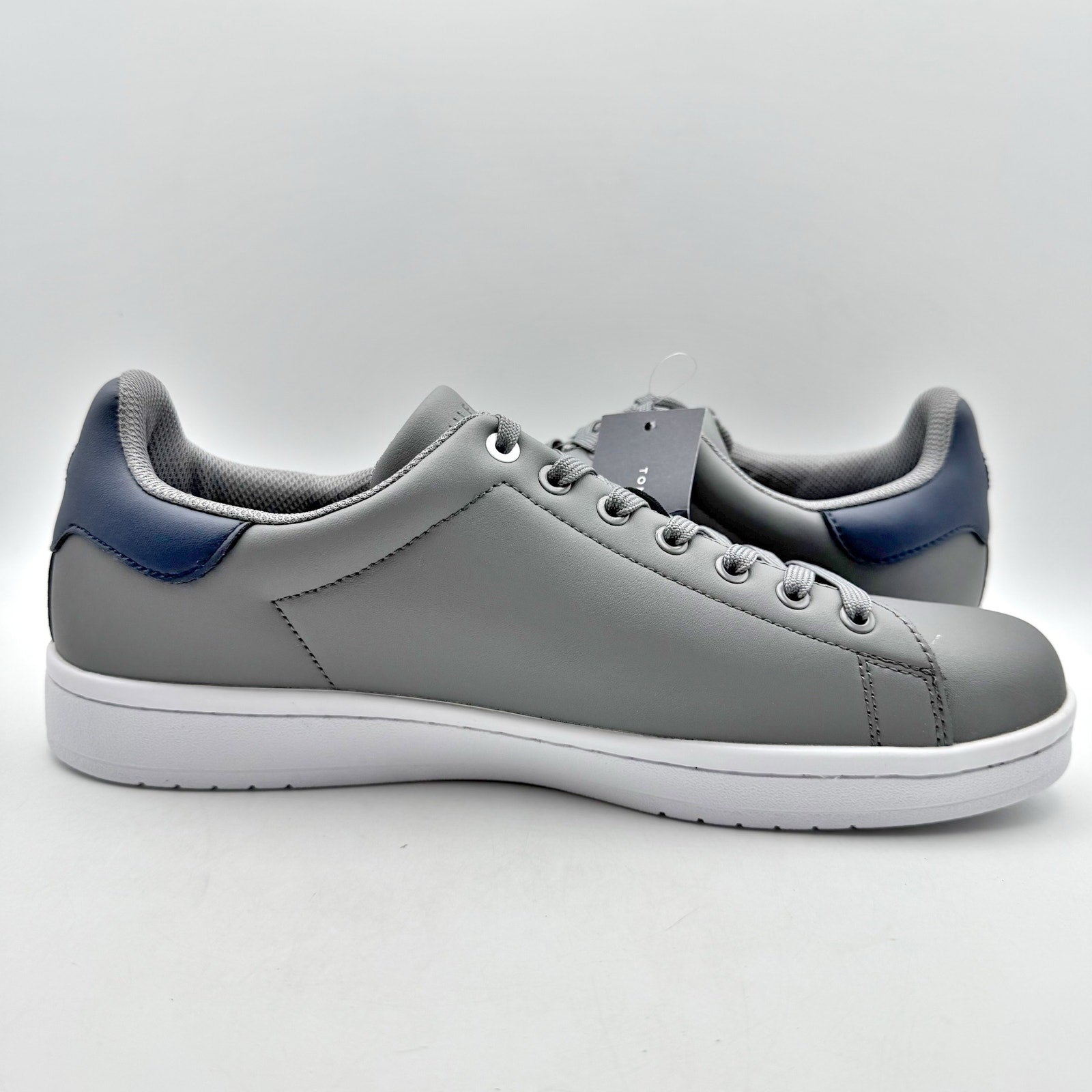 Tommy Hilfiger Mens Lampkin Flag Low Top Sneakers US 12 Grey  Cup-Sole NIB