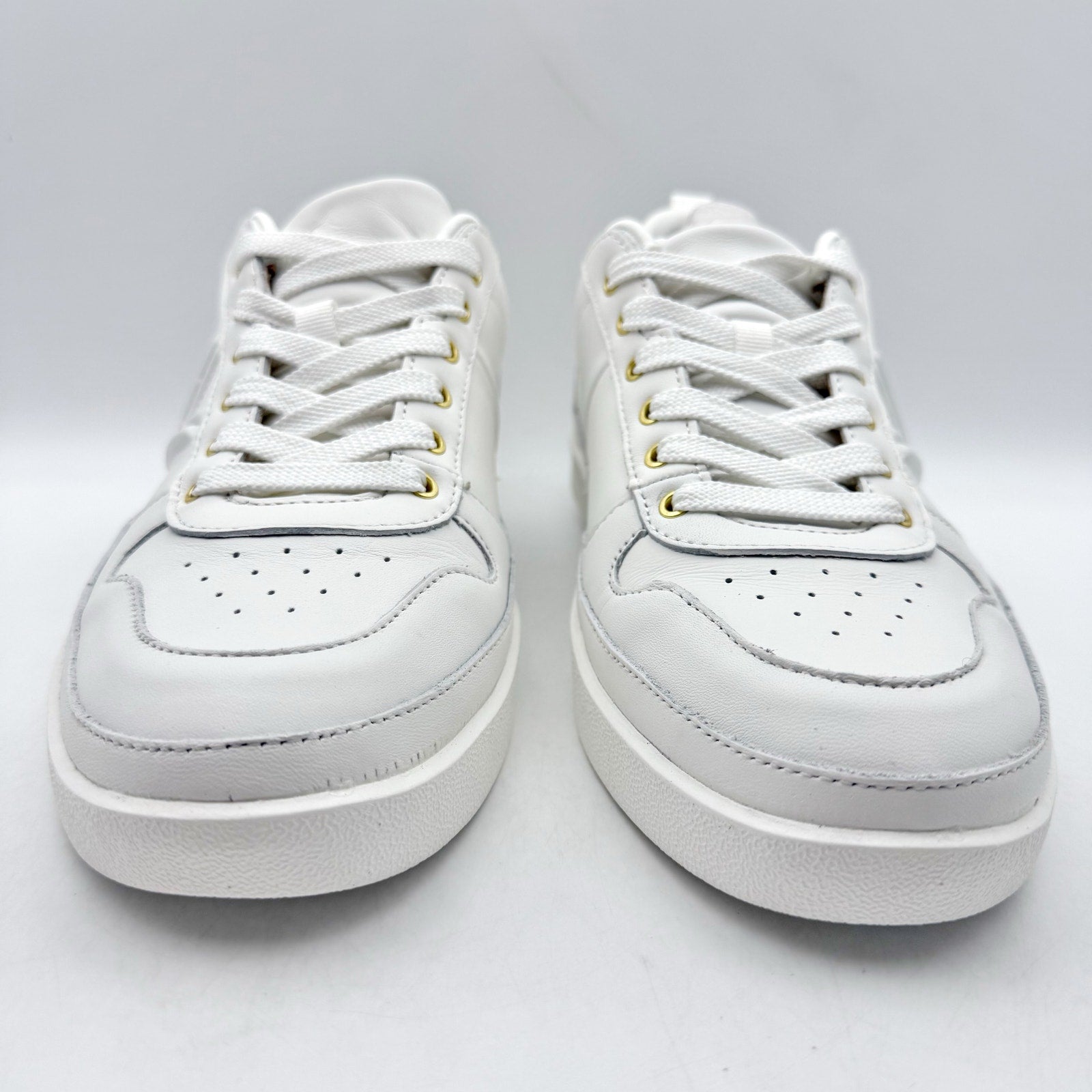 Vionic Womens Elise Casual Sneakers US 8 Wide EU 38.5 White Leather NIB