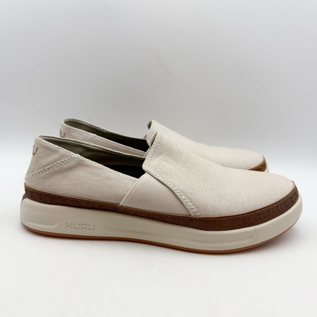 KURU Womens Roam Atla Classic Sneakers US 8.5 EU 39 Beige Sand Slip On NWOB