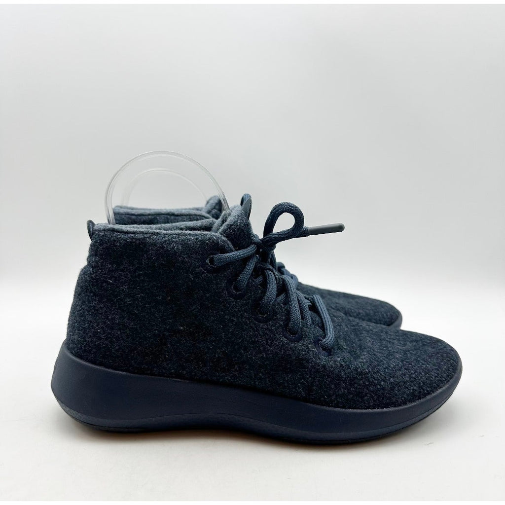 ALLBIRDS Womens Wool Runner-up Mizzles Sneakers US 8 Savanna Night Blue NWOB