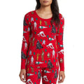 HANNA ANDERSON Womens Star Wars Christmas Pajama Top Medium Festive Red NWT