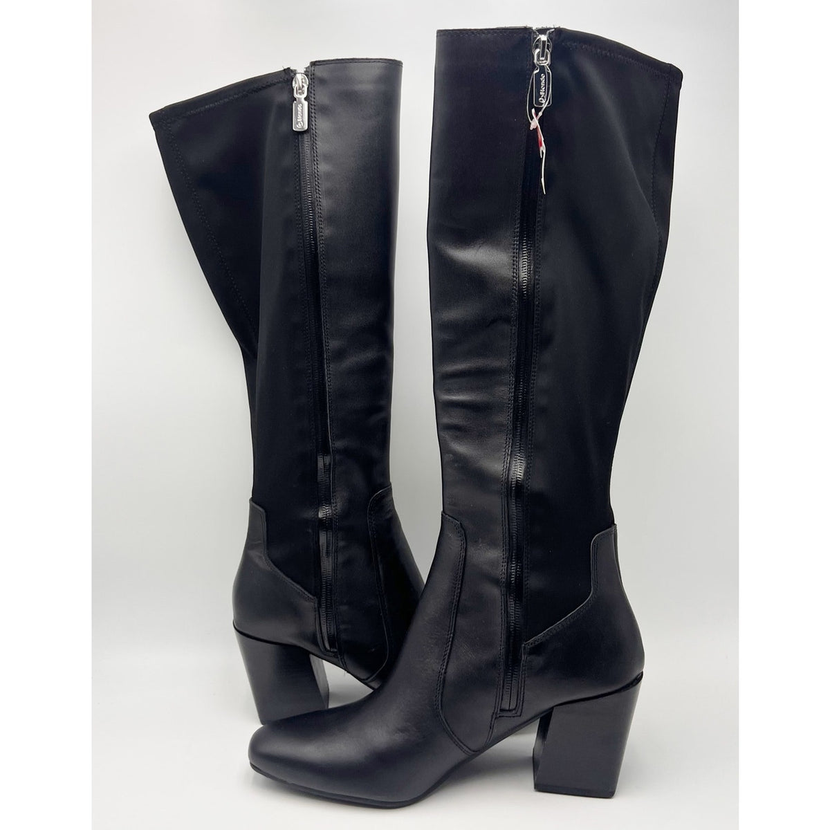 Blondo Womens Silvanna Knee High Boots Size 9 M Black Leather Waterproof NWOB