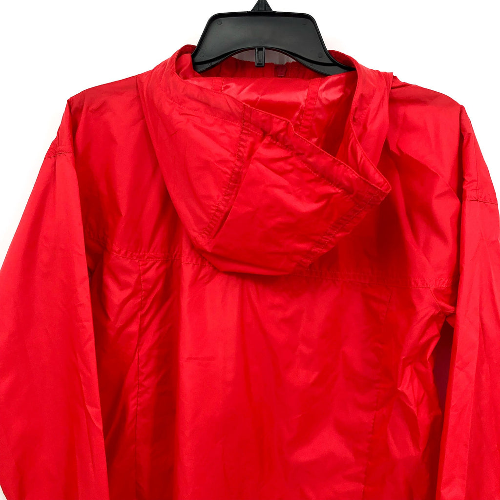 Columbia Womens Flash Challenger Windbreaker Jacket Small Red Hooded NWT