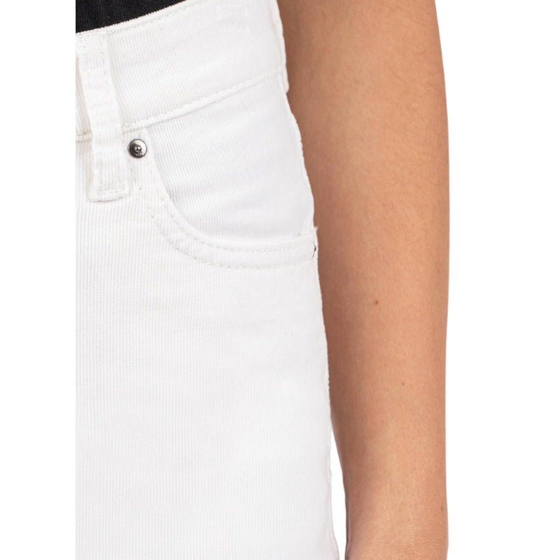 KUT FROM THE KLOTH Womens Karen Baby Bootcut Jeans Size 16 White Pearl Denim NWT