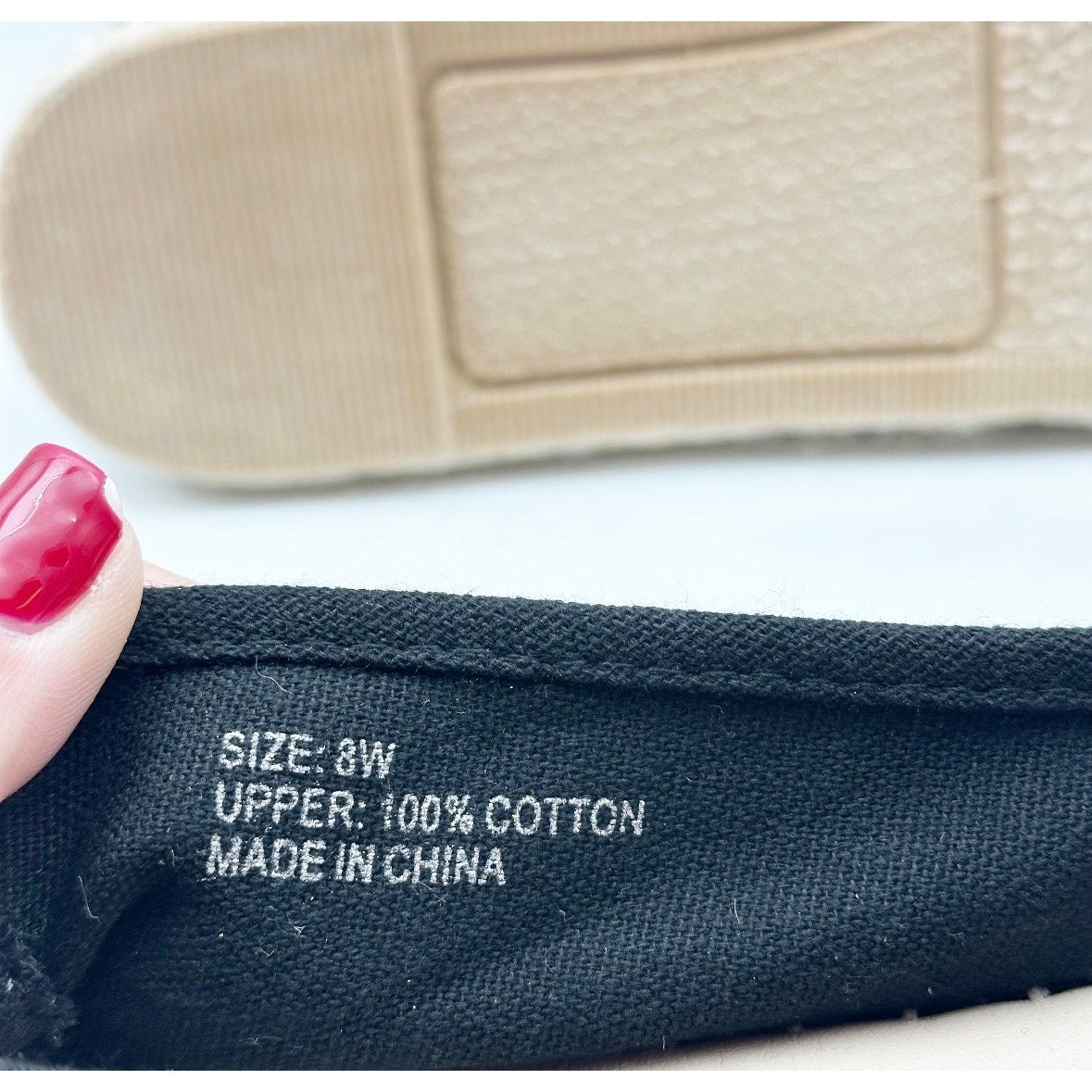 COLDWATER CREEK Womens Espadrille Flats Size 8 Wide Black Canvas Sunflower NWOB