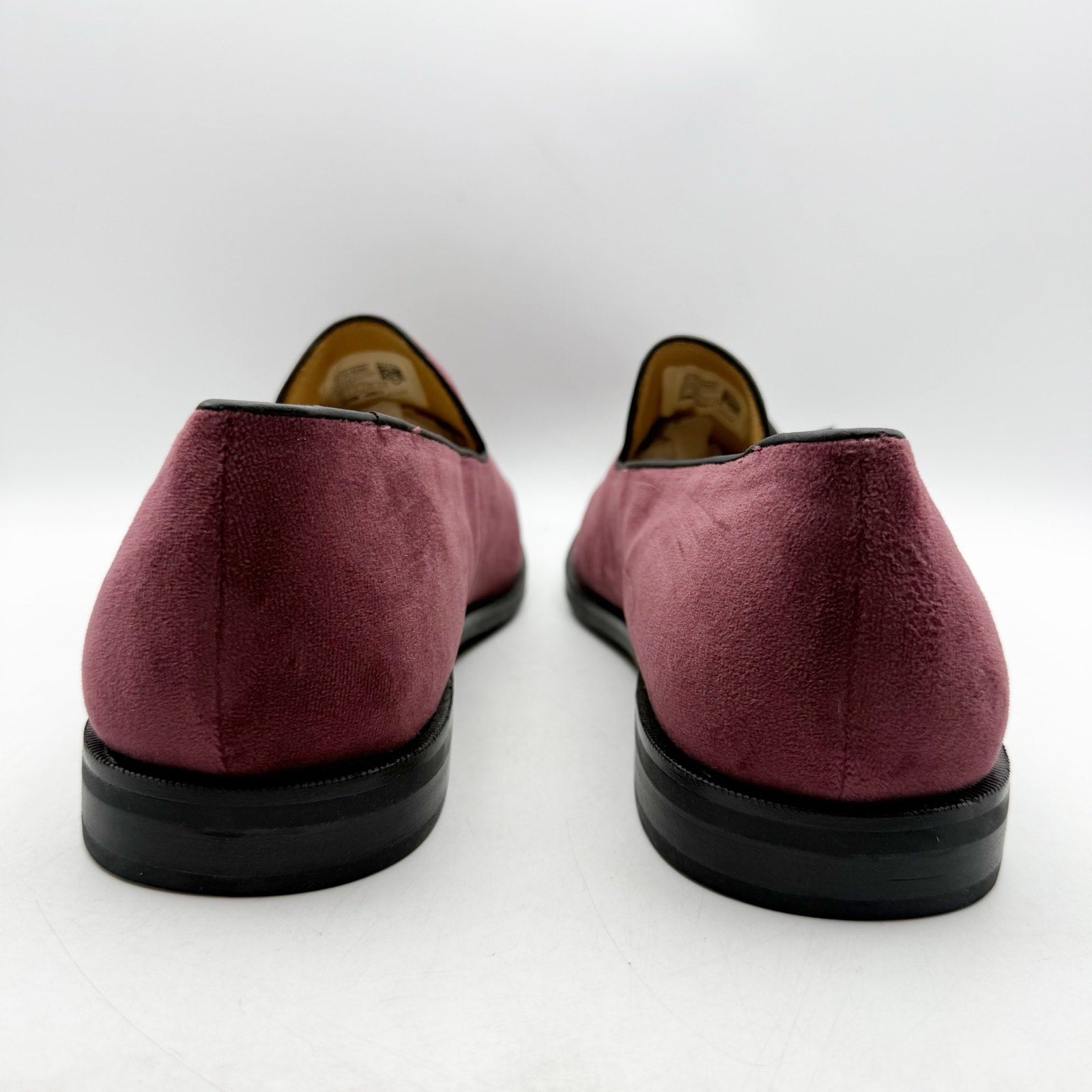 Sperry Mens Gold Exeter Tassel Loafers US 10 EU 43 Dark Red Burgundy Suede NWOB