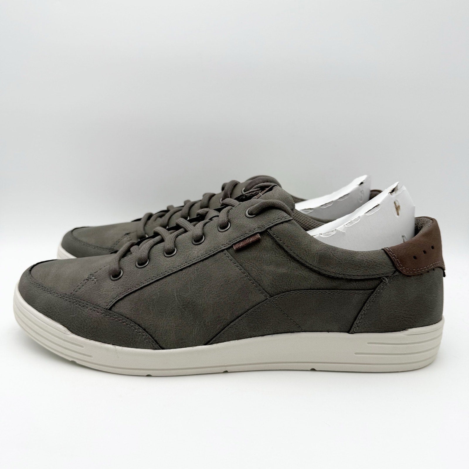 Nunn Bush Mens Kore City Walk Oxford Casual Sneakers Size 14 Charcoal NWOB
