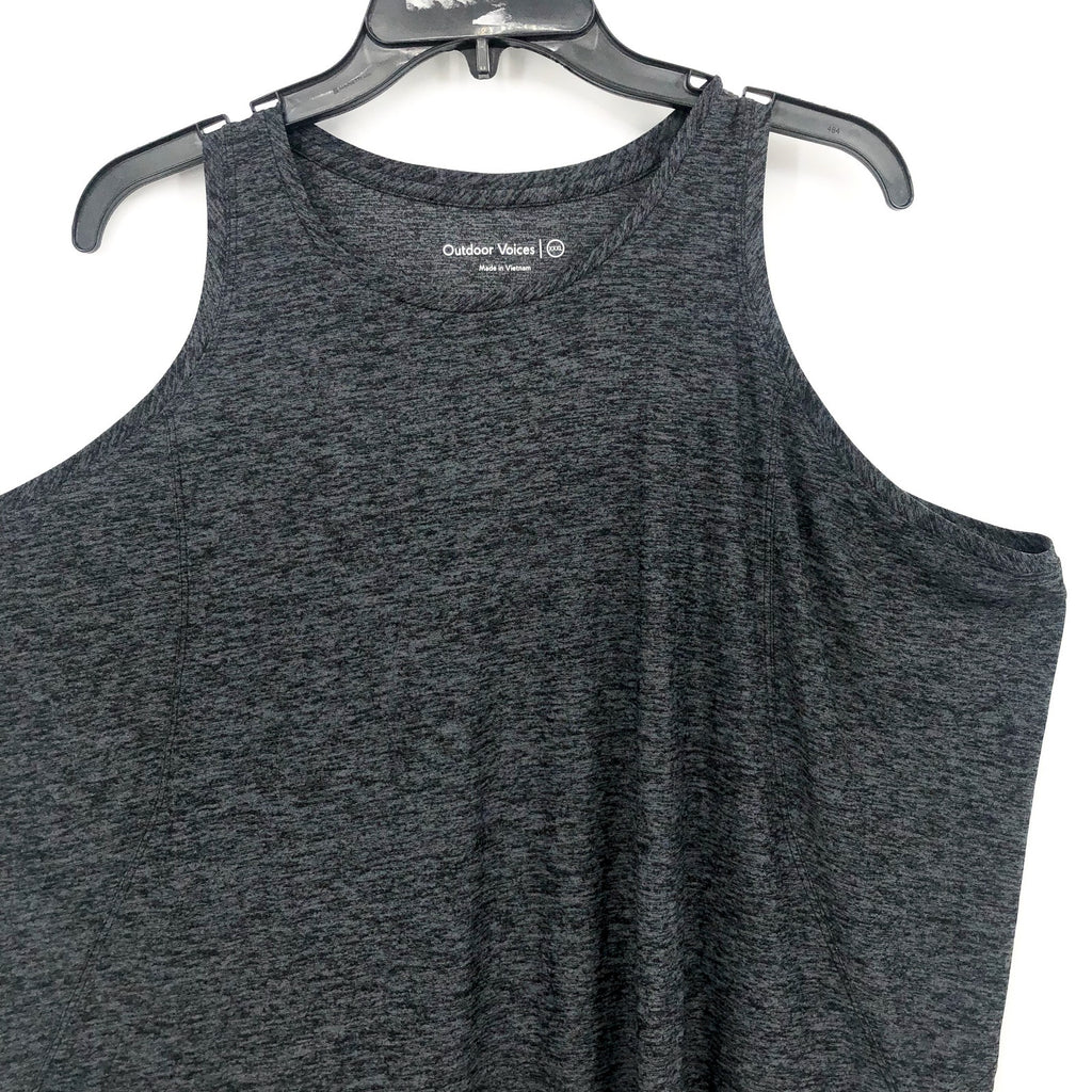 OUTDOOR VOICES Women's All Day Tank Top 3XL Charcoal Gray CloudKnit NWT