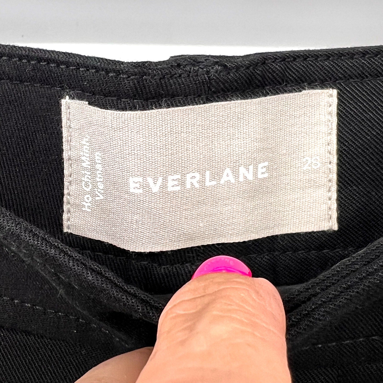 Everlane Womens The Way-High Drape Pants Sz 2 - 30" Inseam Pleated Black NWT