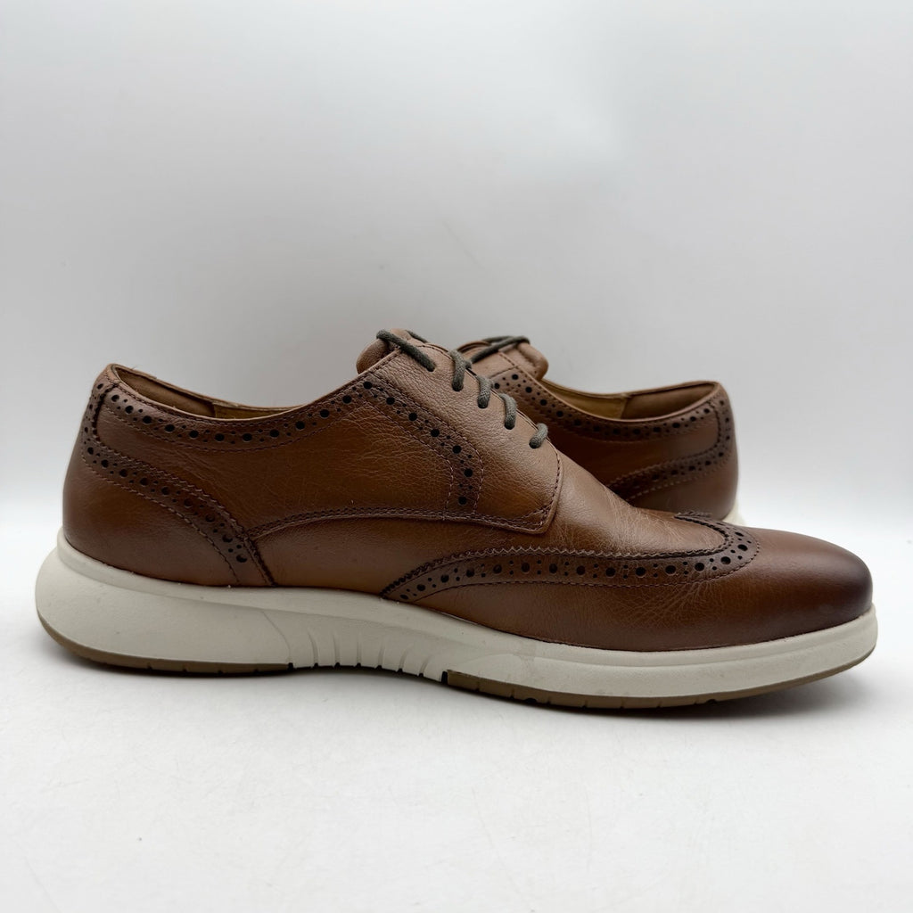 Florsheim Mens Flair Steel Toe Work Oxford Shoes US 10 M Brown Leather NWOB