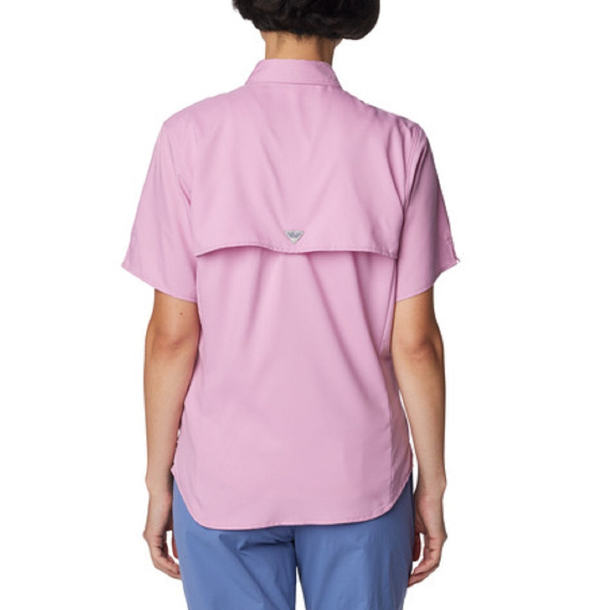 COLUMBIA Womens PFG Tamiami II Shirt XS Light Pink Short Sleeve NWT