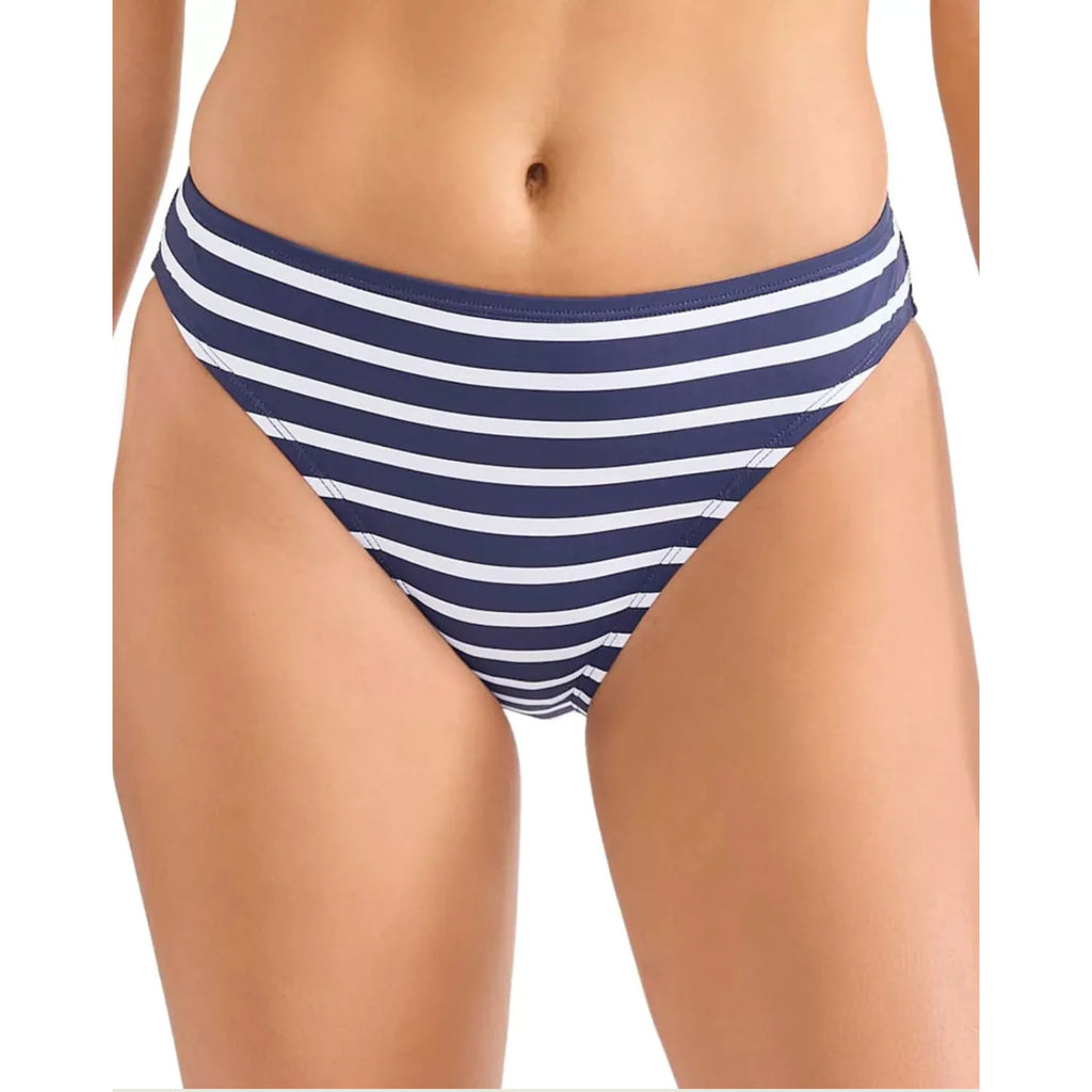 TOMMY BAHAMA Women's Coastline Stripe Hipster Bikini Bottom Small Blue White NWT