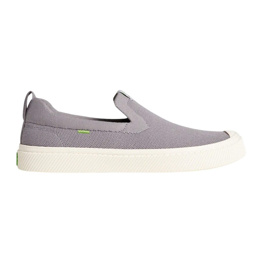 Cariuma Mens IBI Slip On Sneakers US 11.5 EU 45 Grey Knit Bamboo NIB