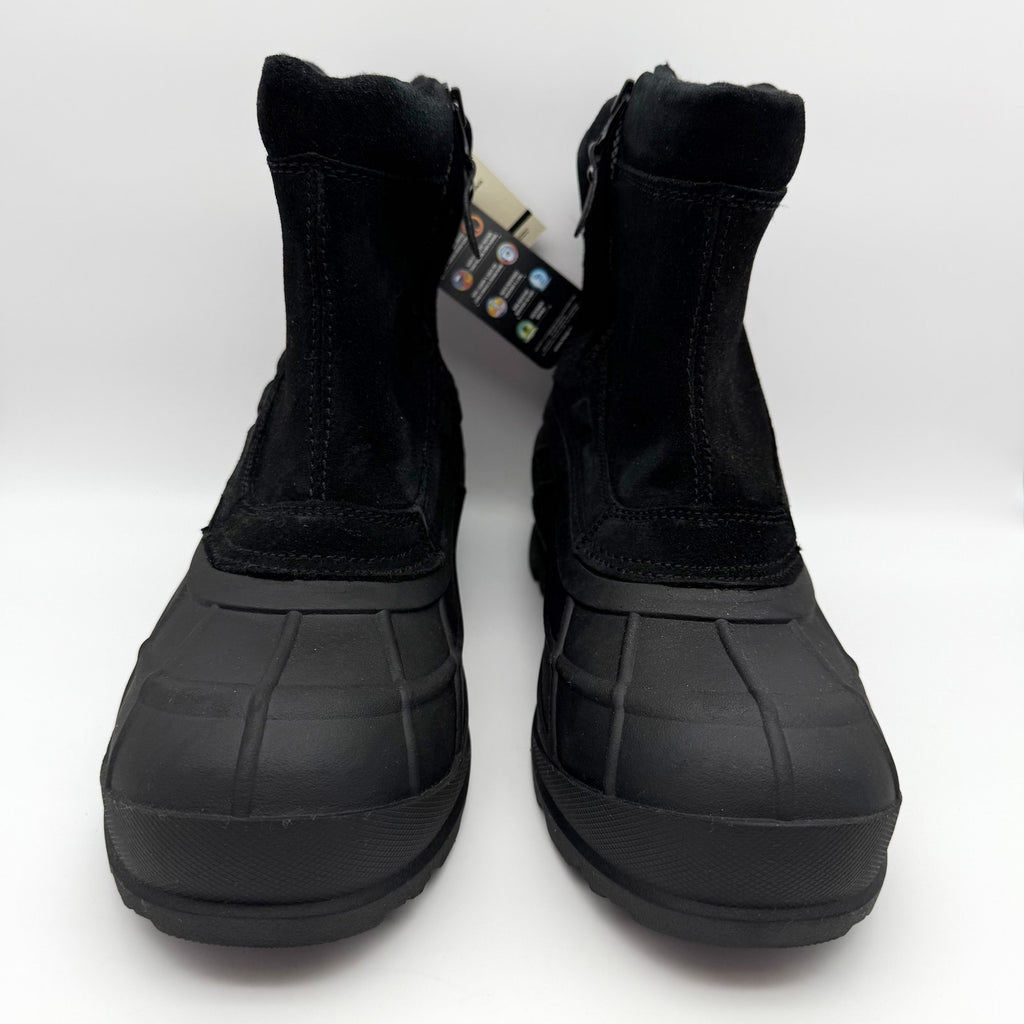 Kamik Mens Champlain 3 Winter Boot US 12 EU 45 Black Suede Waterproof NIB