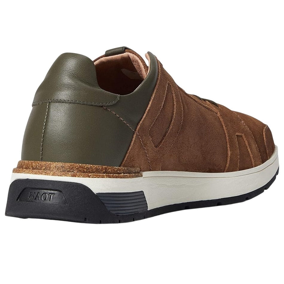 NAOT Mens Magnify Casual Sneakers EU 45 US 12 Brown Suede Leather NIB