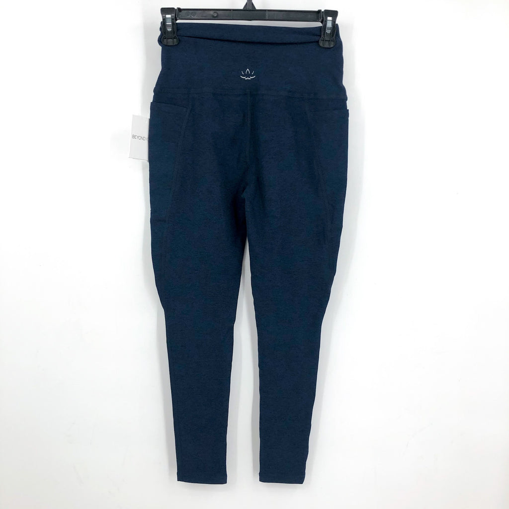 BEYOND YOGA Women's Out Of Pocket Midi Legging Medium Nocturnal Navy Blue NWT