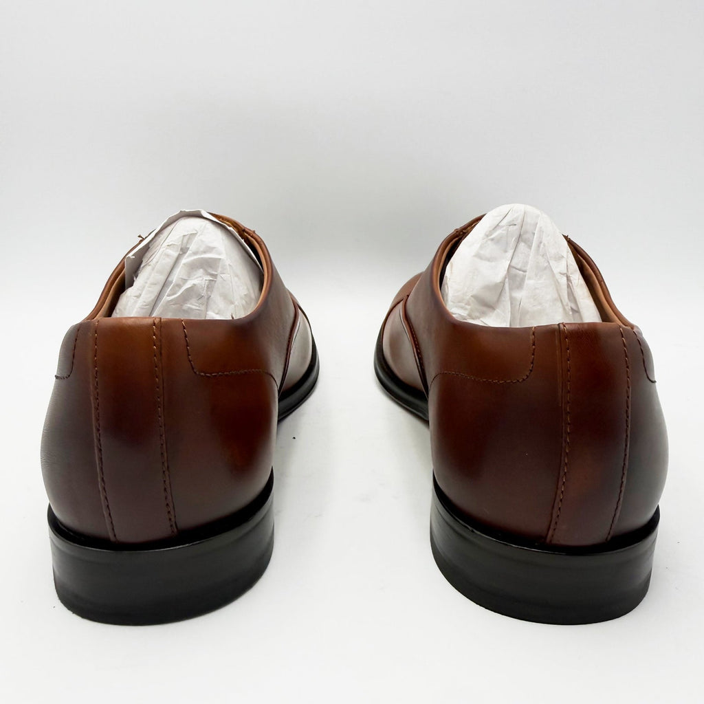 Vince Camuto Mens Urii Cap Toe Oxfords Size 9 EU 42 Saddle Brown Leather NIB