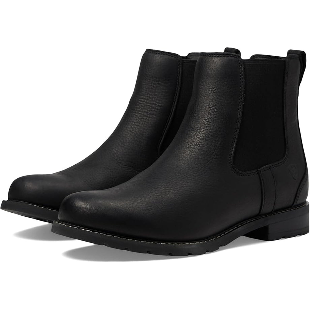 Ariat Womens Wexford Chelsea Boots Size 8.5 B Black Leather Waterproof NWOB