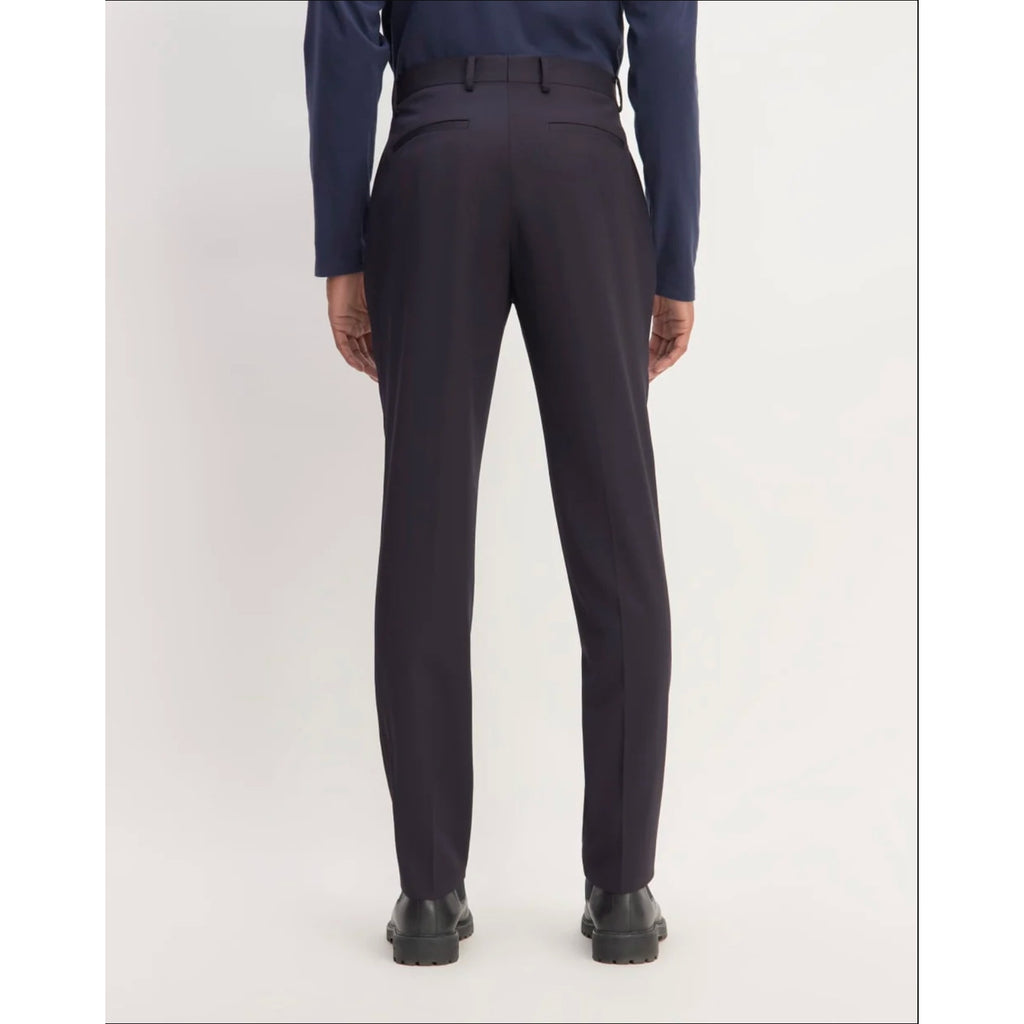 EVERLANE Men's Italian Wool Dress Pants 35x32 Navy Blue Flat Front NWT
