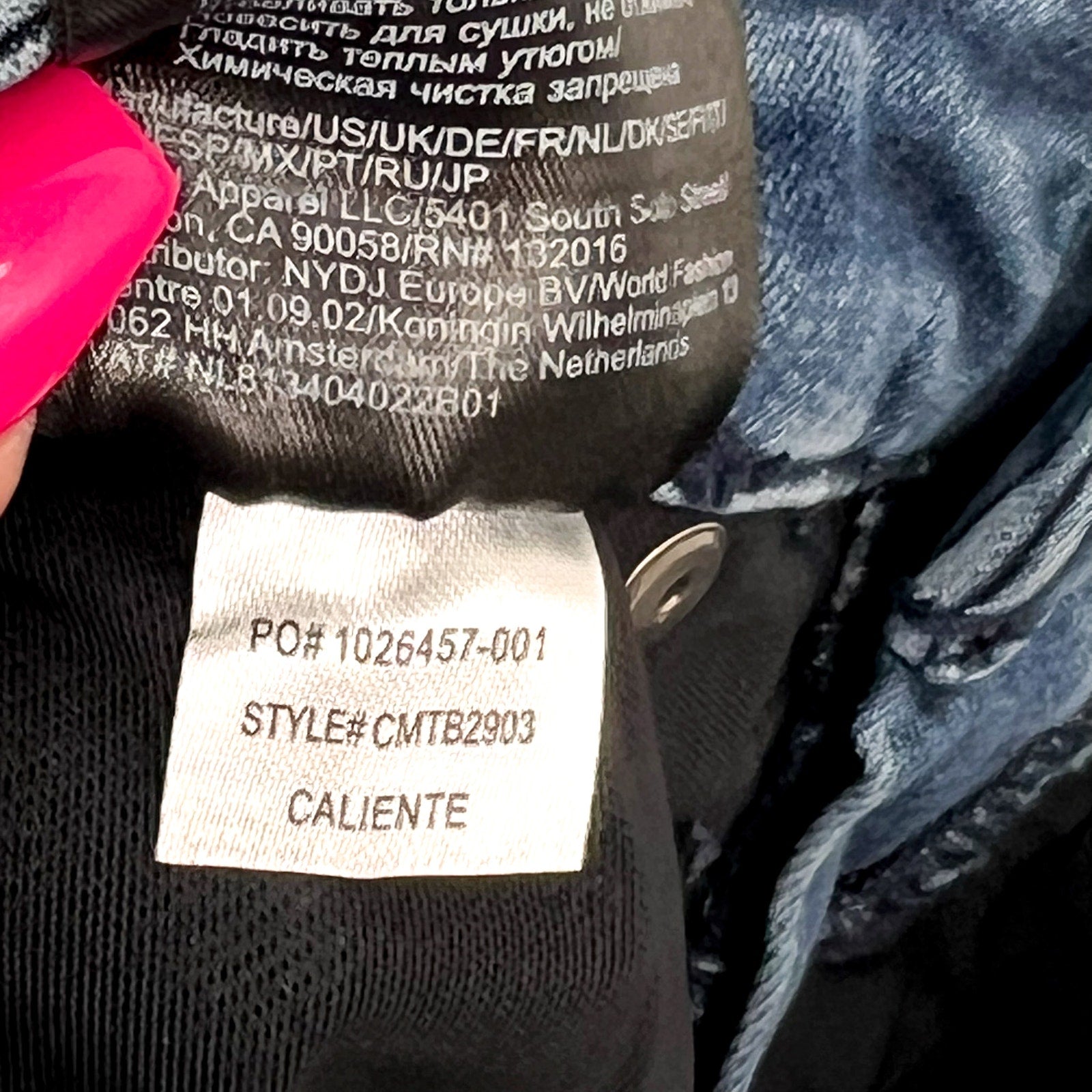 NYDJ Curves 360 Womens Slim Straight Crop Jeans Size 6 Caliente Blue NWT