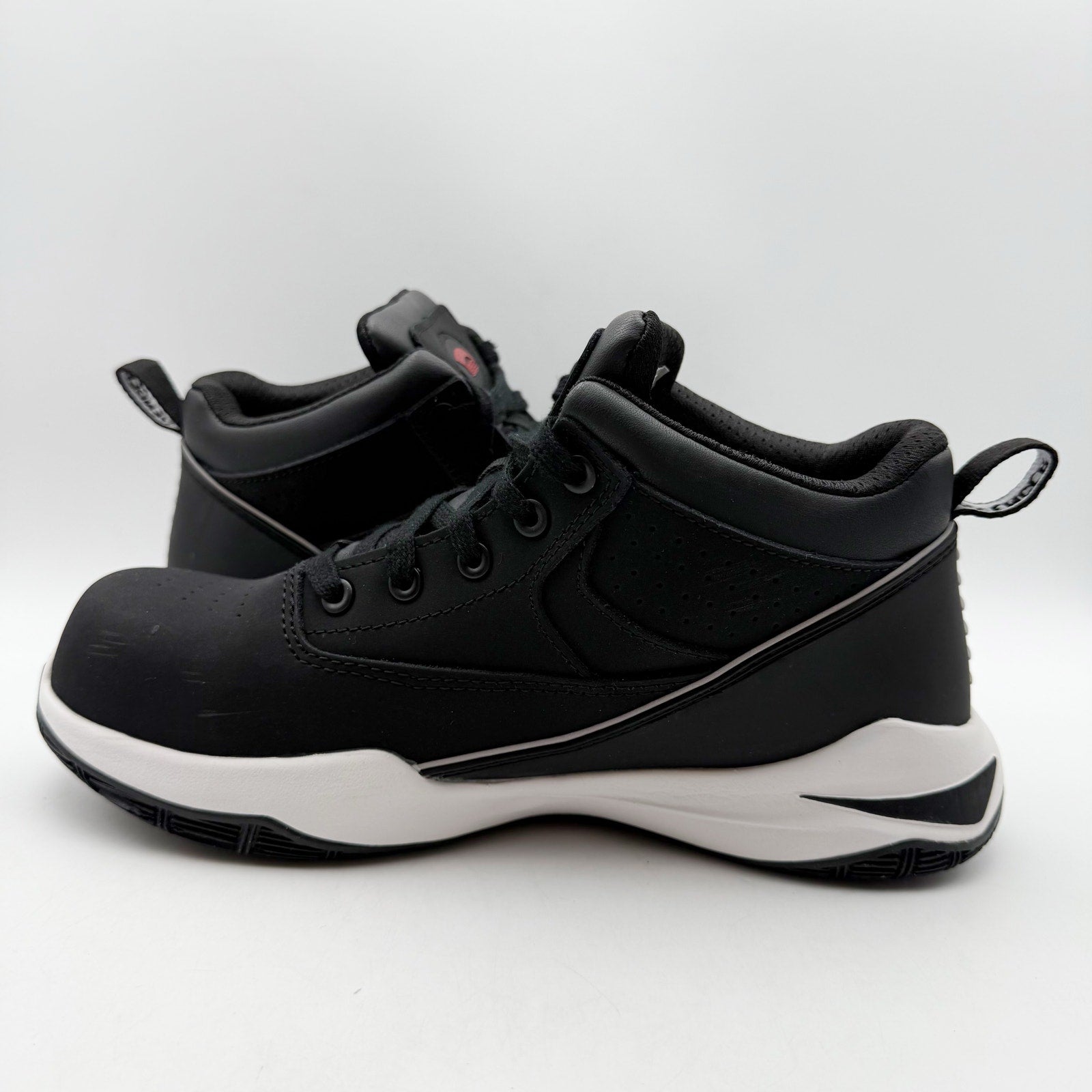 Avenger Mens Reaction SR CT Work Sneakers Size 8 D EU 41.5 Black White NIB