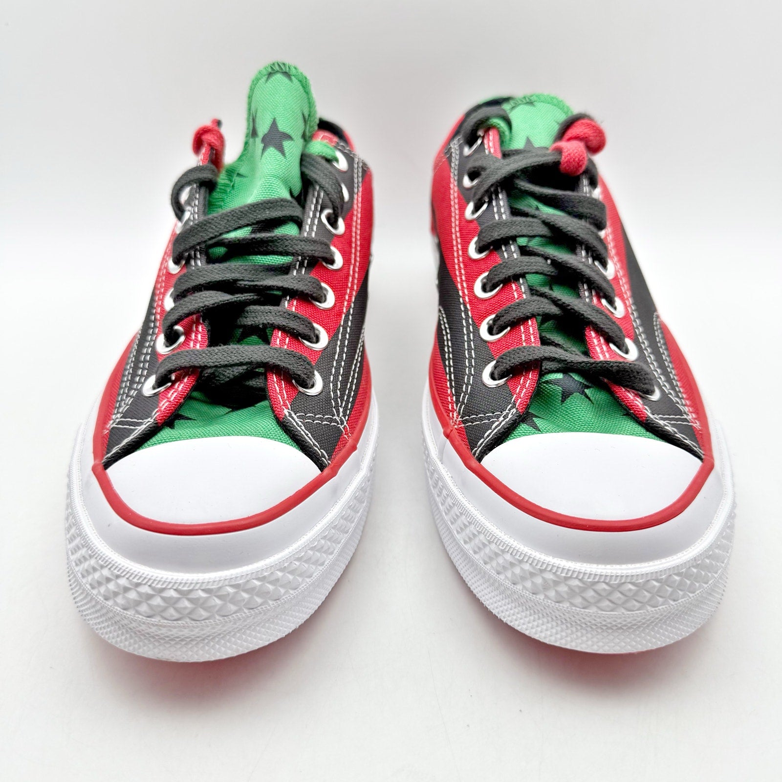 Converse Mens Chuck Taylor All Star 70 Ox Denim Tears Sneakers 9 Red Canvas NWOB