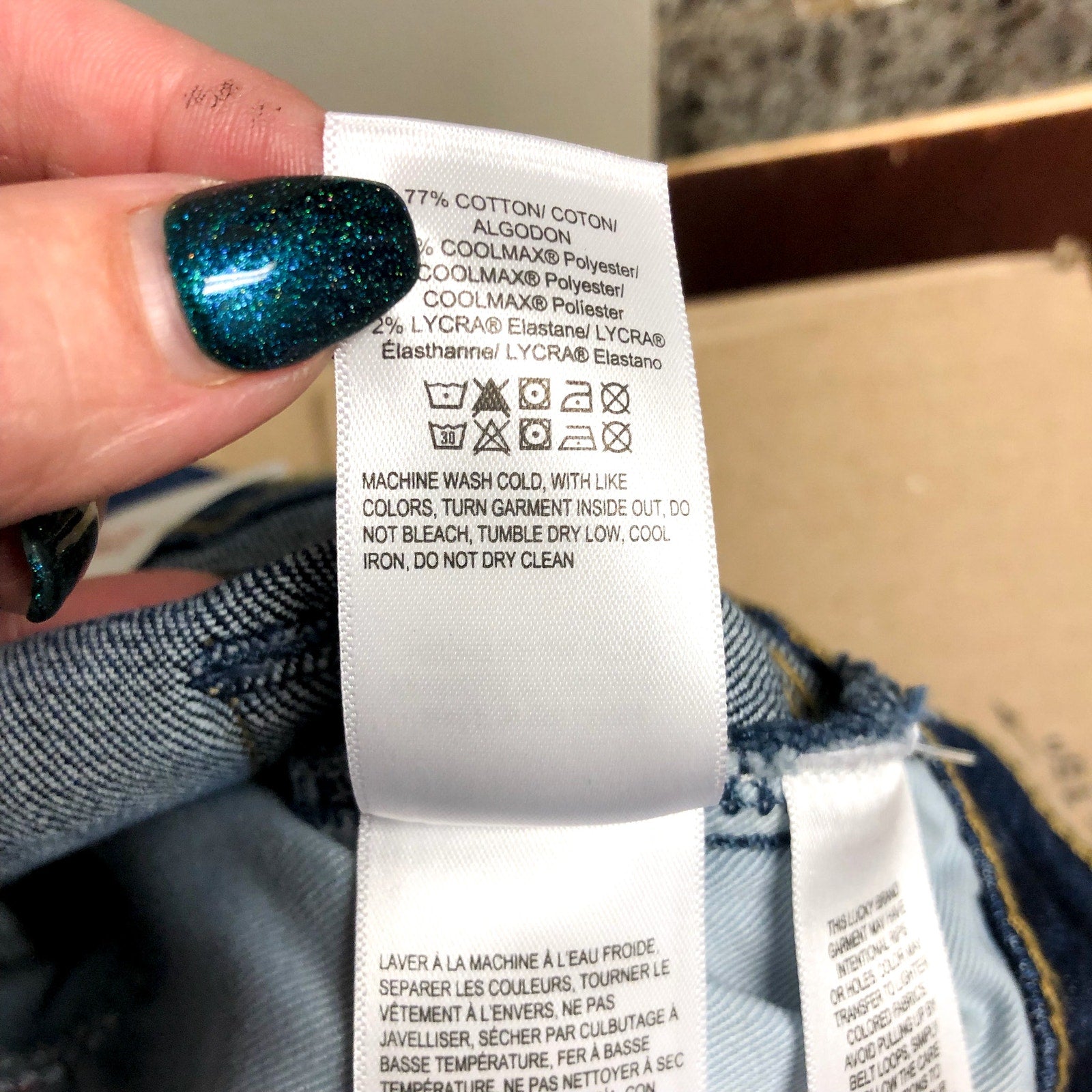 LUCKY BRAND Men's Easy Rider Bootcut Jeans 38x34 Dawson Blue COOLMAX NWT