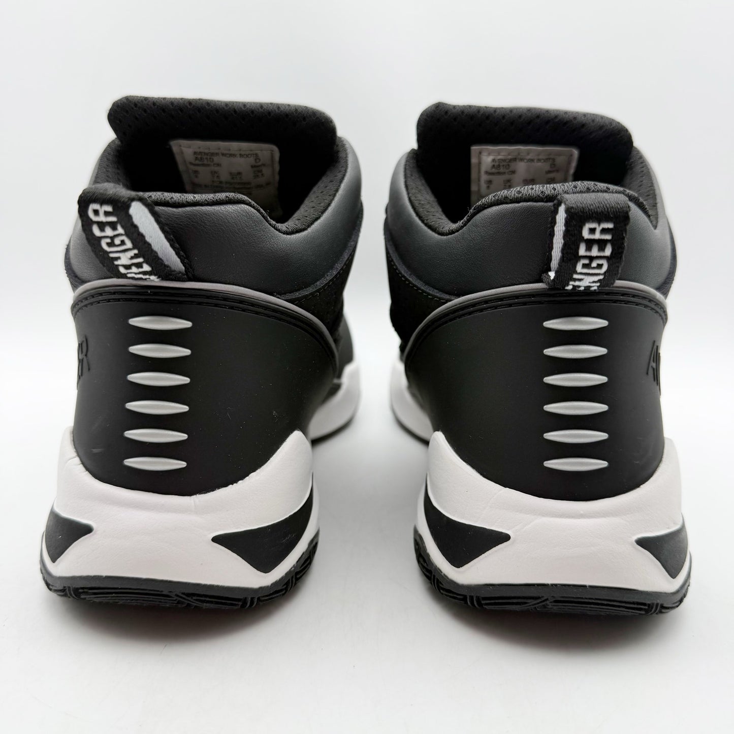 Avenger Mens Reaction SR CT Work Sneakers US 8 D EU 41.5 Black White NIB