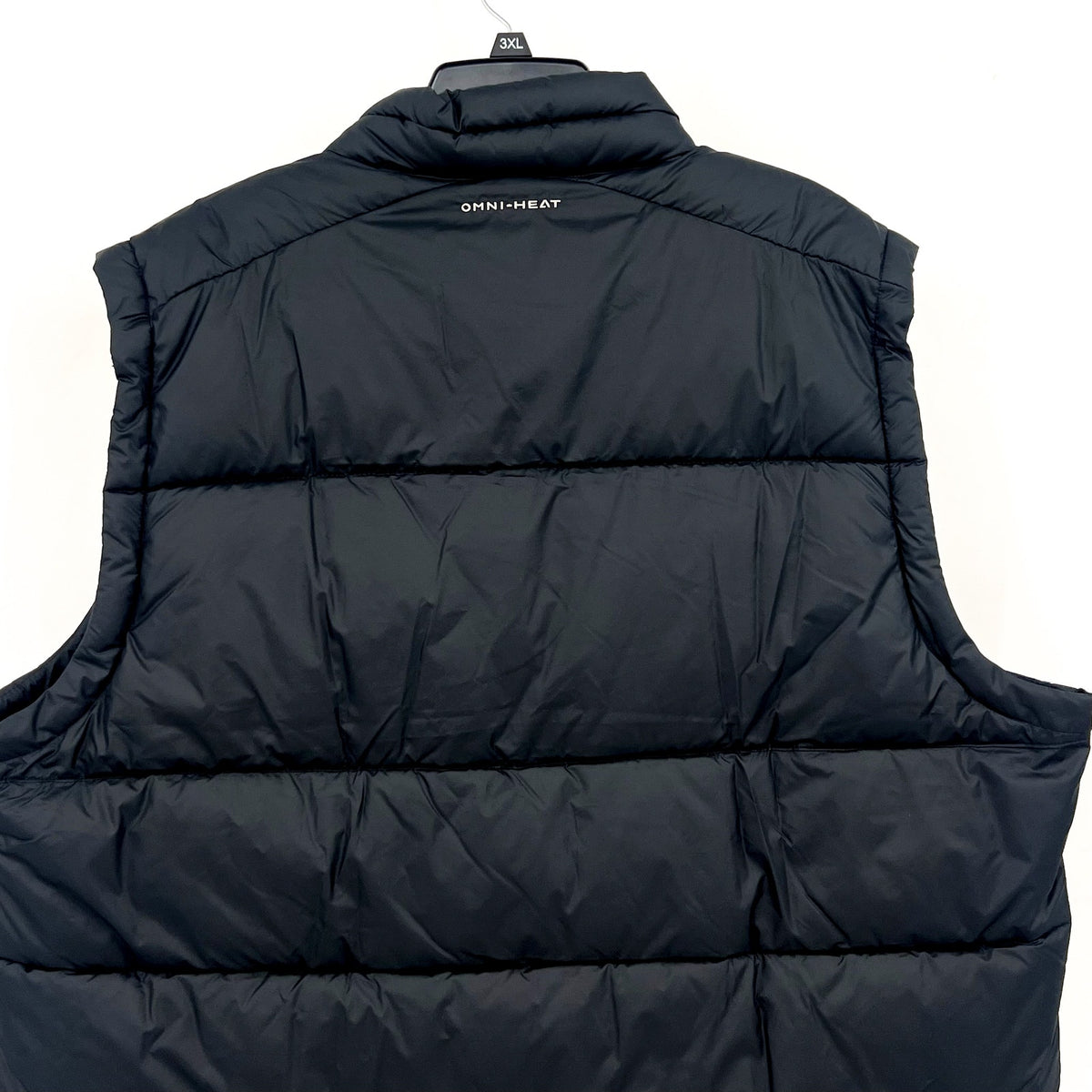 COLUMBIA Men's Pike Lake II Puffer Vest XL Black Insulated Omni-Heat NWT