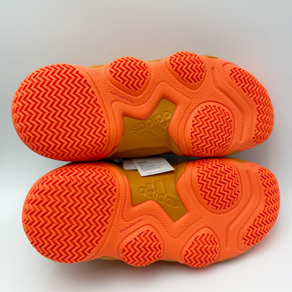 Adidas Mens X Ivy Park Top Ten 2000 Sneakers Size 8 Orange Athletic NWOB