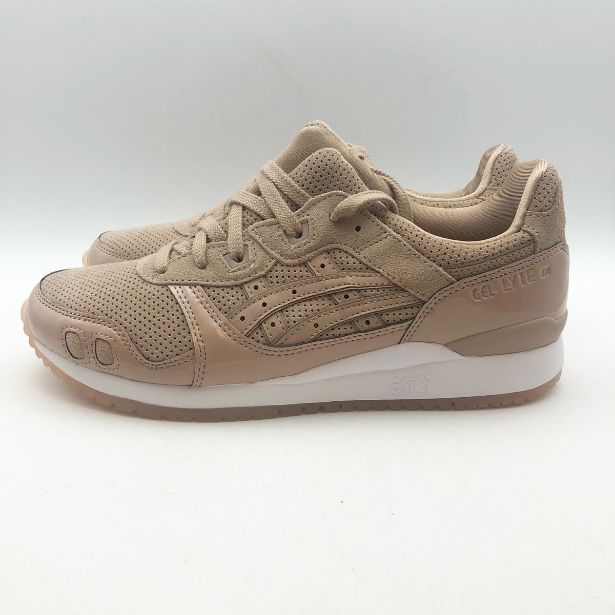 Asics Mens Gel-Lyte lll OG Sneakers Size 9 EU 42.5 Dusty Steppe Tan Athletic NIB