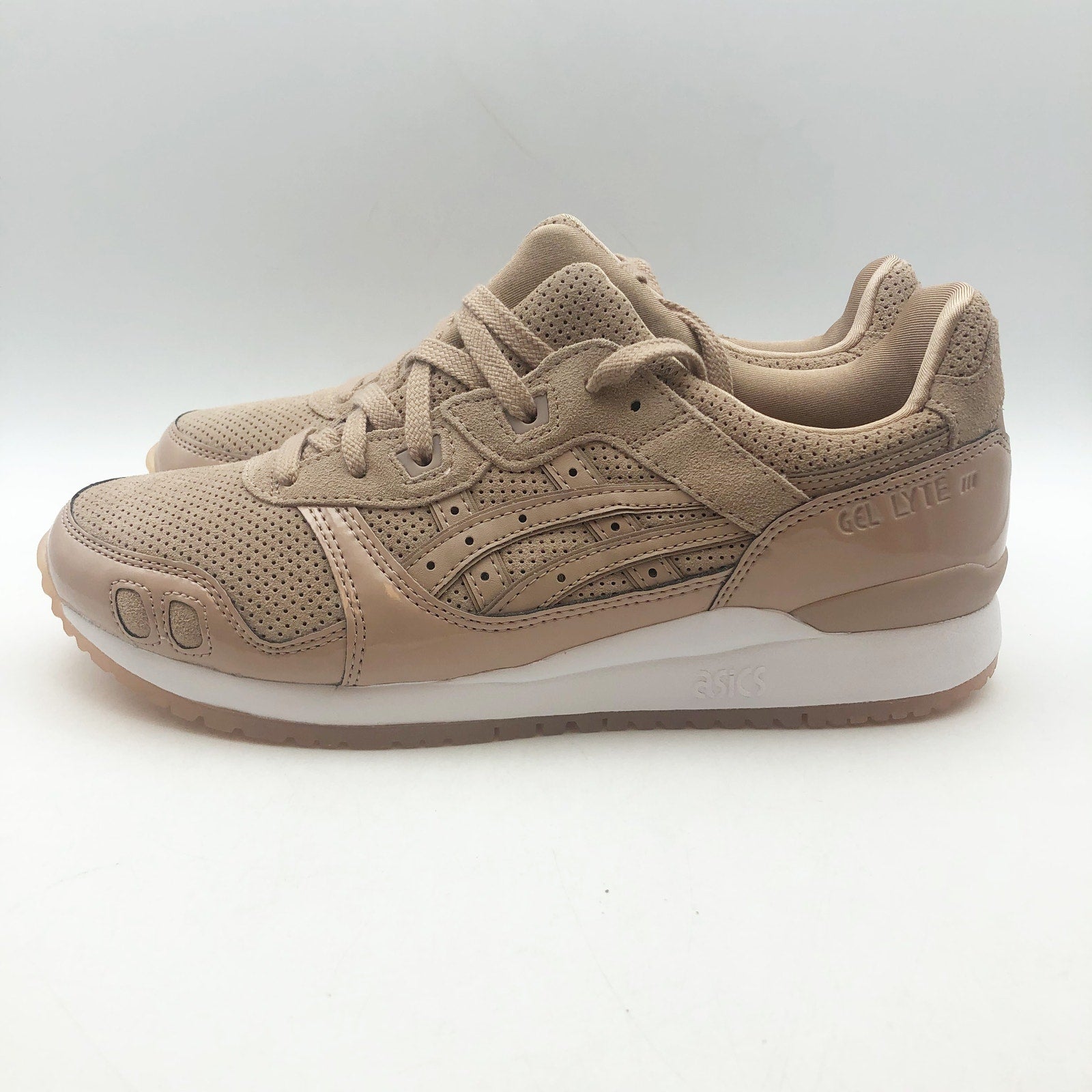 Asics Mens Gel-Lyte lll OG Sneakers US 9 EU 42.5 Dusty Steppe Tan Athletic NIB