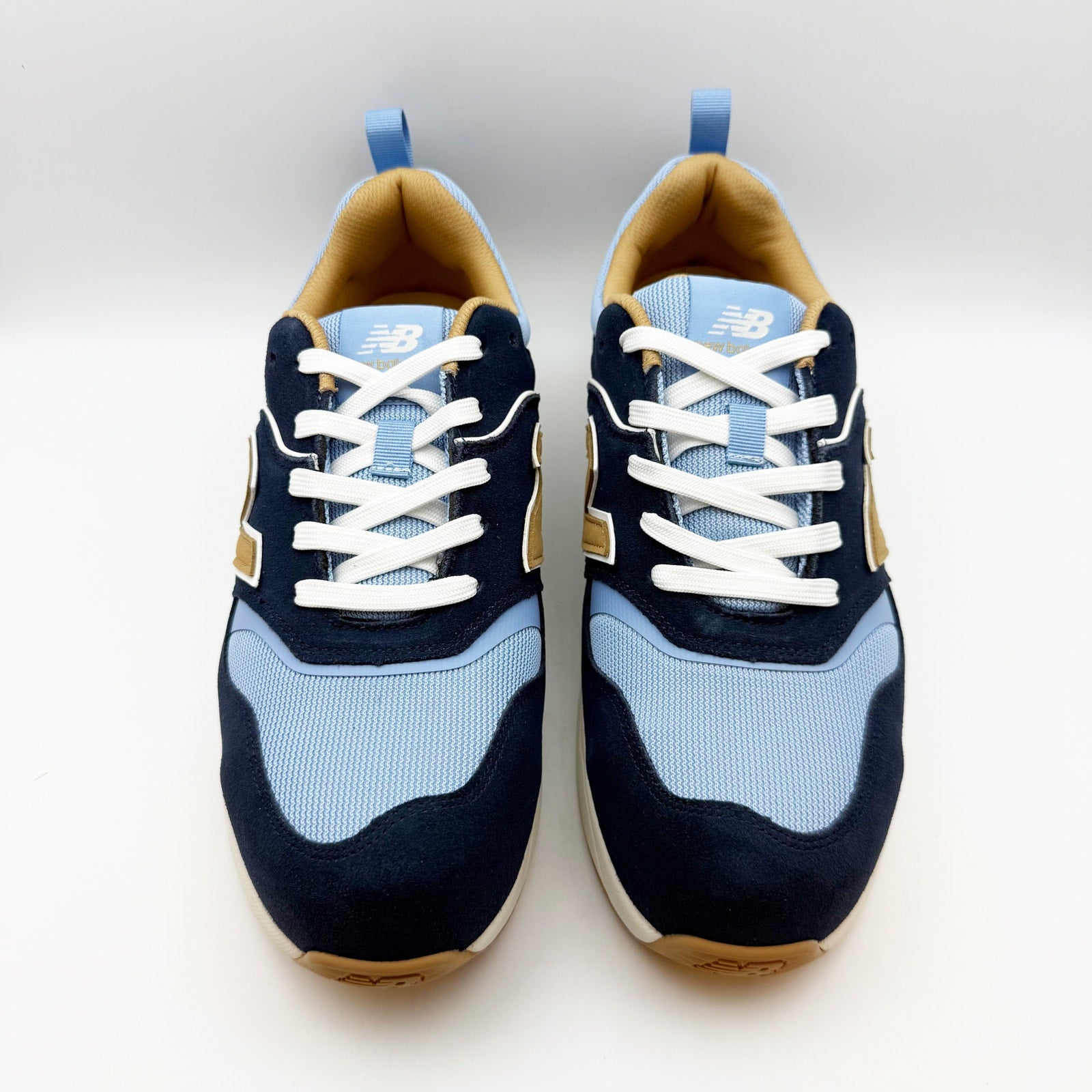 New Balance Men Work Safety Elite Lite Shoes US 10 Light Blue Navy Comp Toe NWOB