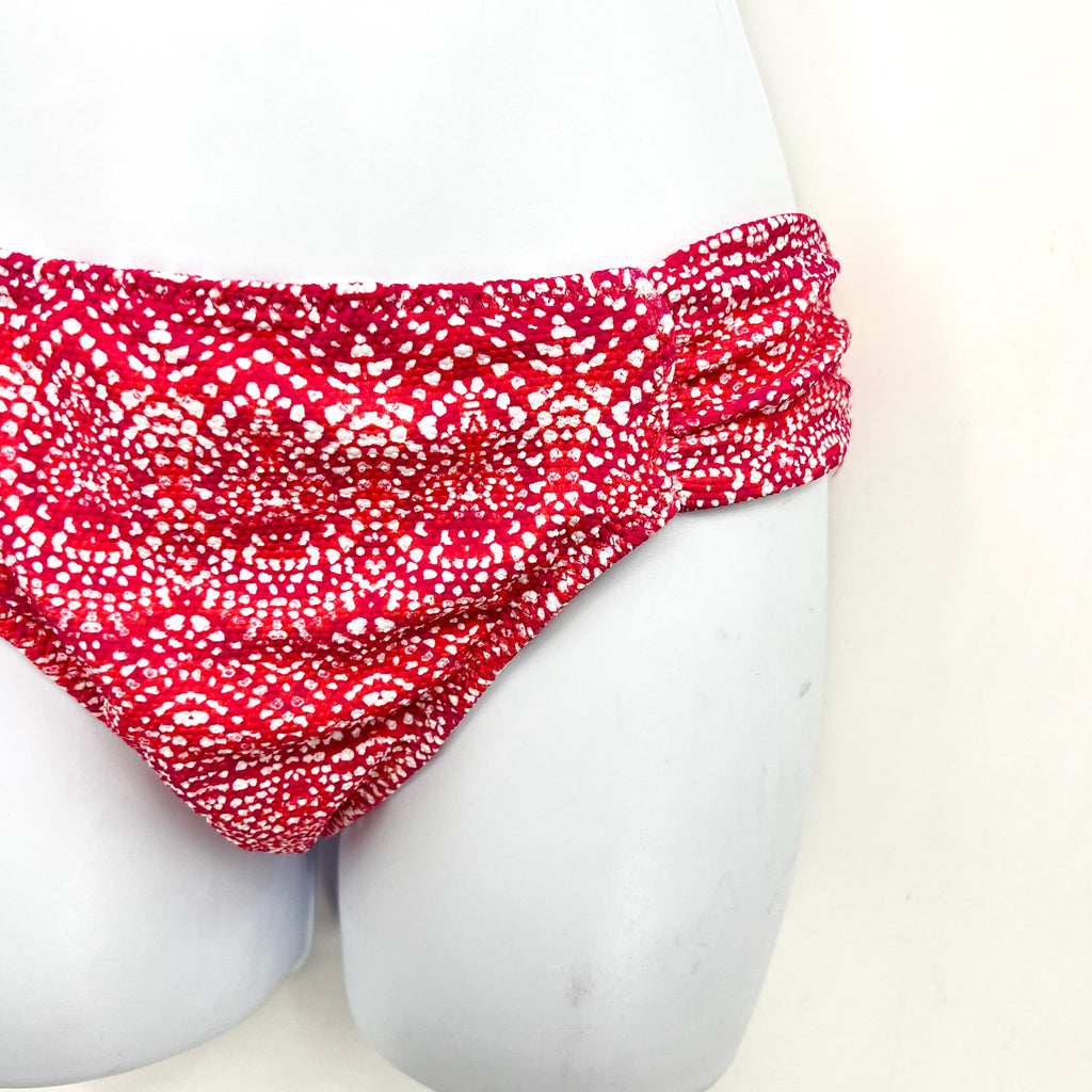 TOMMY BAHAMA Island Cays Hipster Bikini Bottom XS Pink Maui Print Reversible NWT