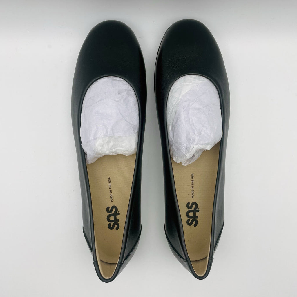 SAS Womens Scenic Ballet Flat US 9 Slim EU 39.5 Black Leather NIB