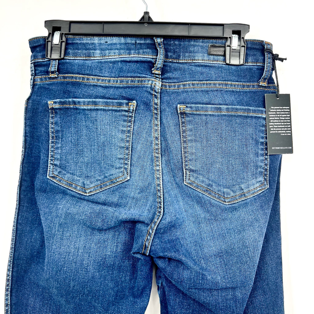KUT FROM THE KLOTH Womens Diana Skinny Jeans Size 2 Blue Medium Wash Stretch NWT