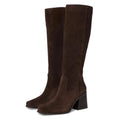 Vince Camuto Womens Sangeti Tall Heeled Boots US 7.5 Brownie Brown Suede NIB