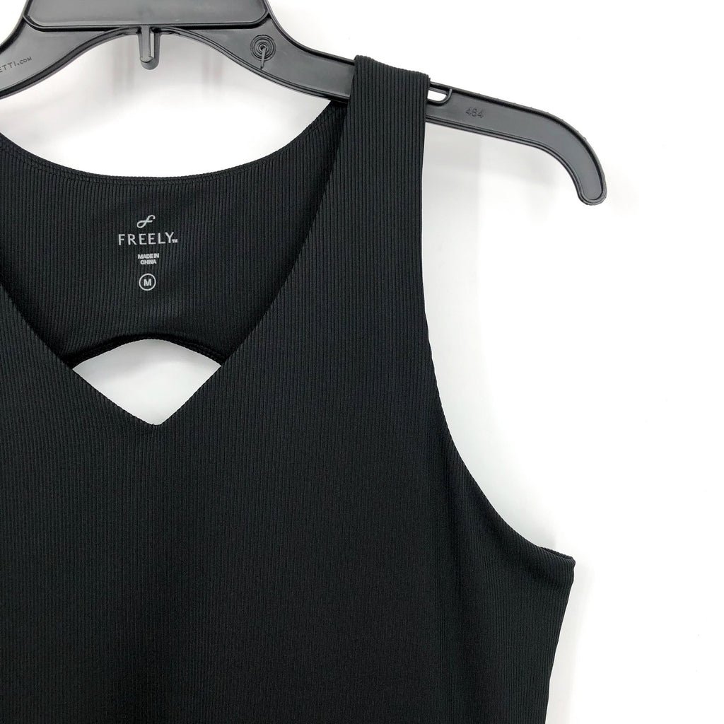 FREELY Women's Activewear Dress Medium Black Cut Out Back NWOT