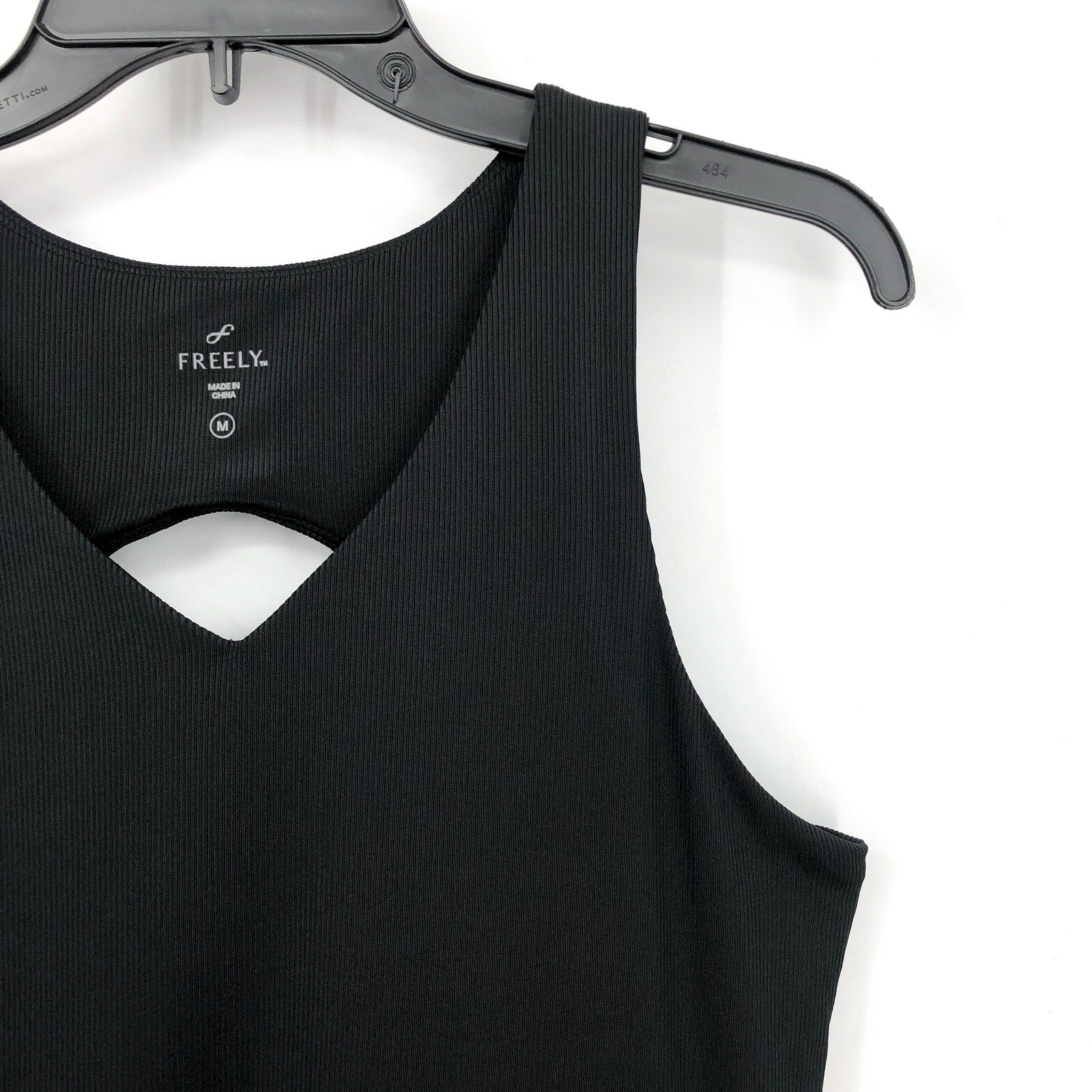 FREELY Women's Activewear Dress Medium Black Cut Out Back NWOT