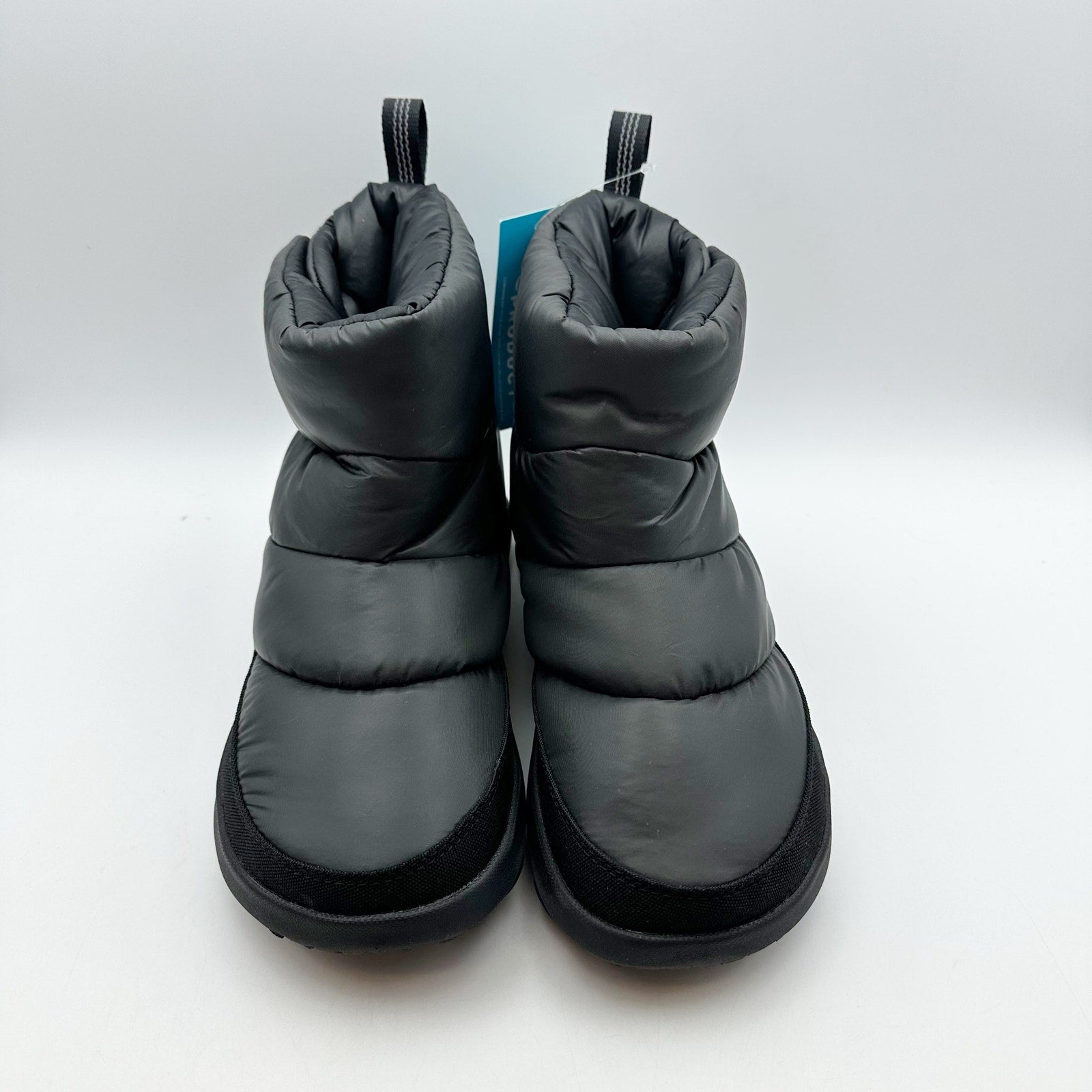 Merrell Womens Hut Moc 2 Quilted Snow Boots Size 8 M Black Lightweight Snap NIB