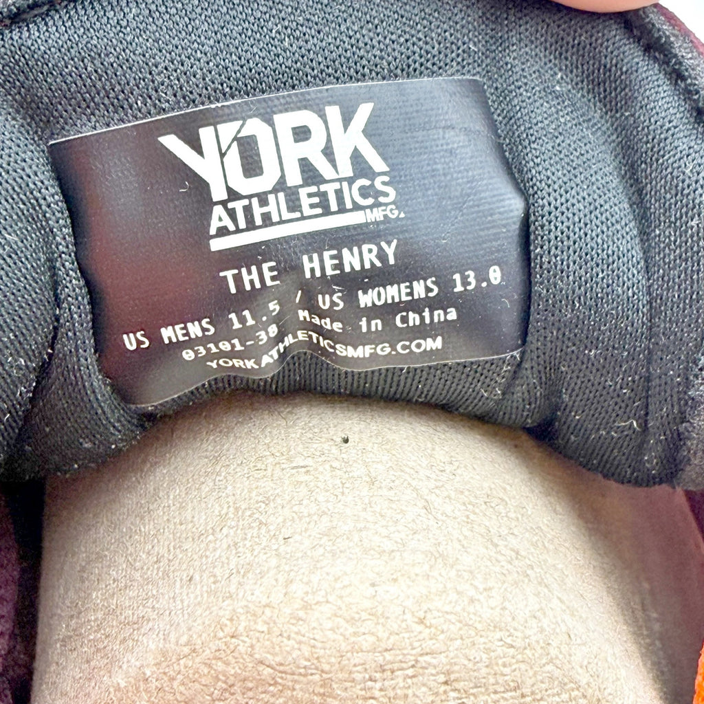 YORK Athletics Mens The Henry Runner Sneakers US 11.5 Magenta Pink Shoes NIB