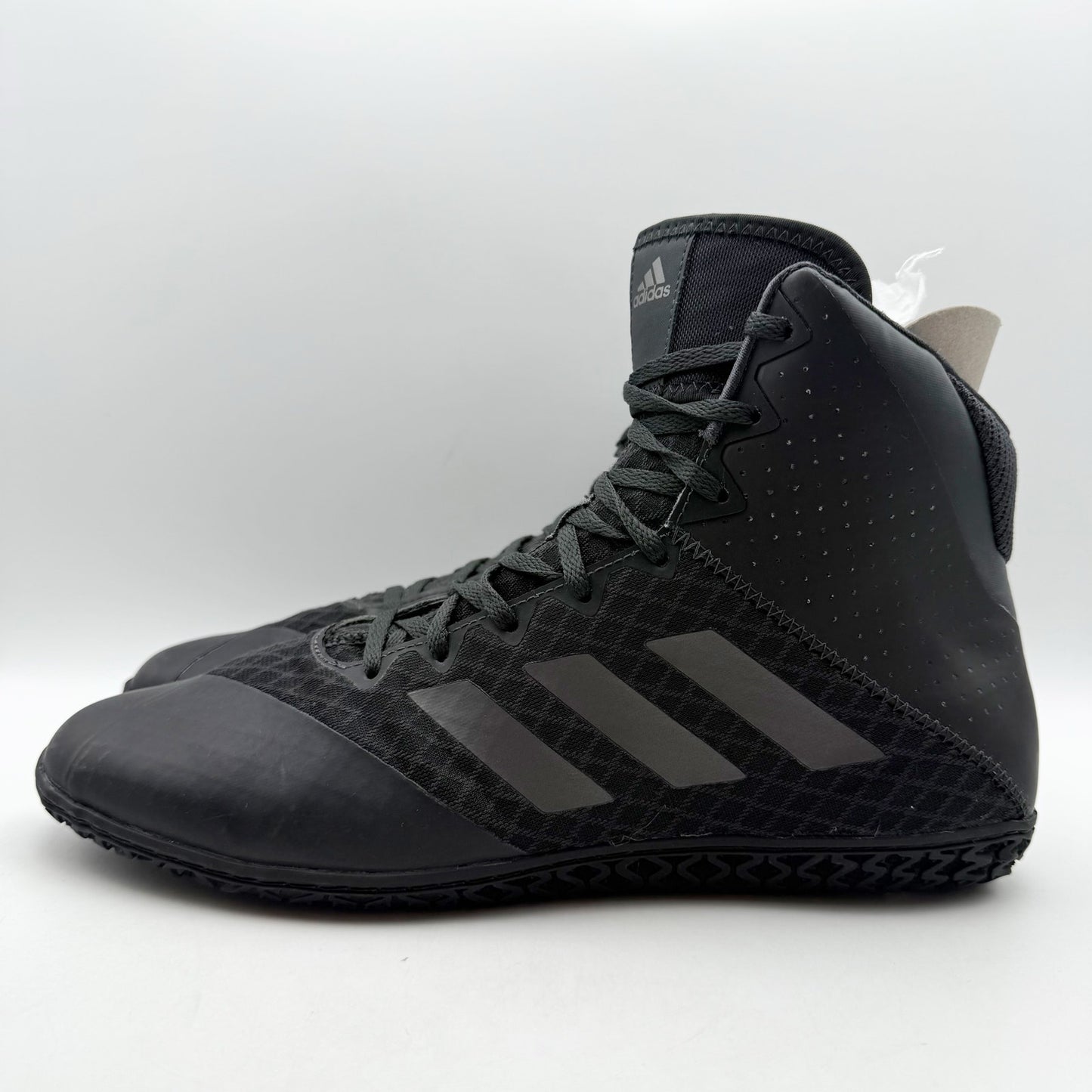 Adidas Mens Mat Wizard 4 Wrestling Shoes US 11 Black Grey Athletic NIB