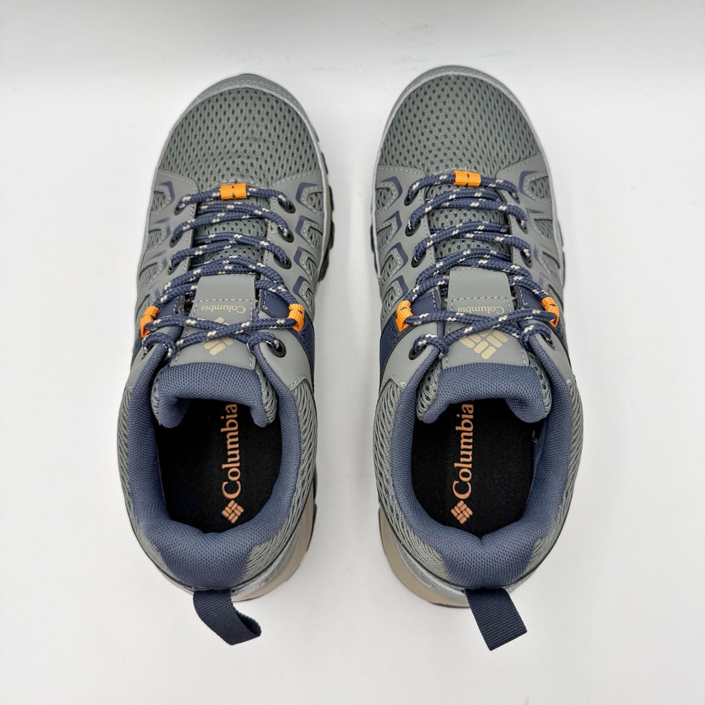 Columbia Womens Granite Trail Hiking Shoes Size 9.5 Blue Grey Waterproof NIB