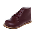 Josmo Baby Traditional First Walker Bootie US 4 Burgundy Red Leather NWOB