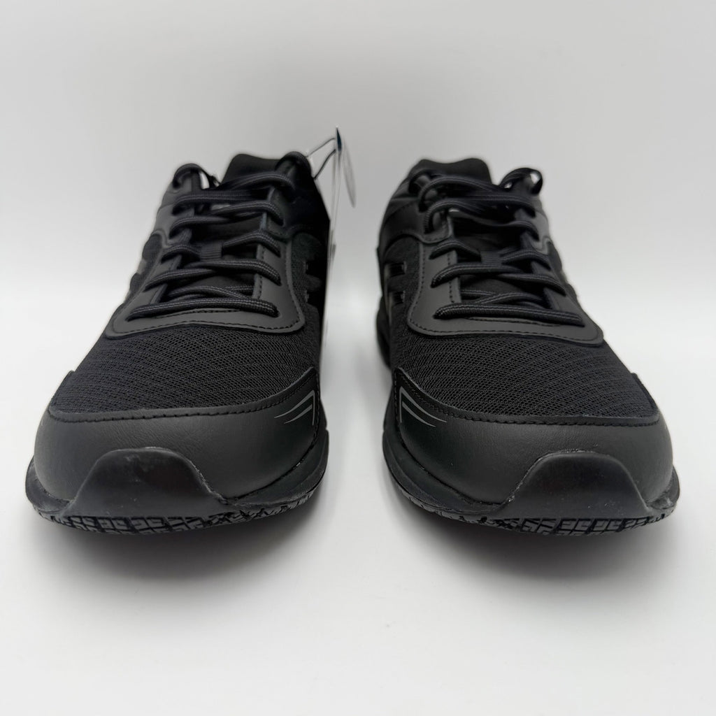 Dr. Scholls Womens Blaze Work Sneakers Size 10 M Black Leather SR NIB