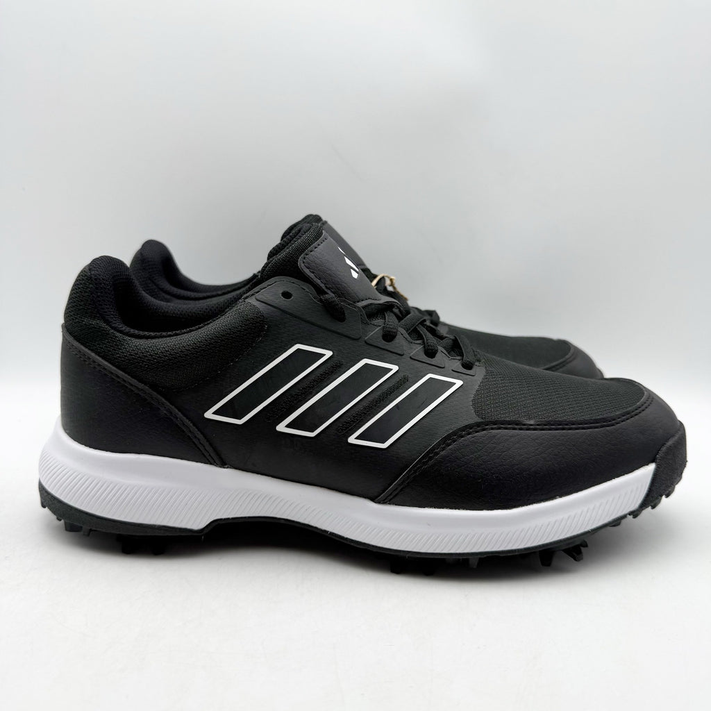 Adidas Mens Tech Response 3.0 Golf Shoes Size 8 Black White Athletic GV6890 NWOB