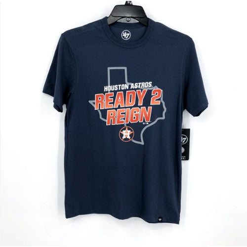 47 BRAND Mens Houston Astros Regional Franklin T-Shirt Medium Atlas Blue NWT