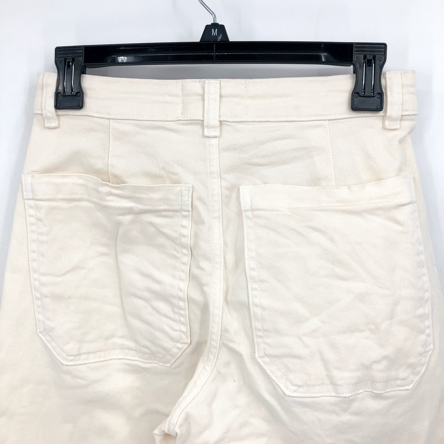 EVERLANE Women's Utility Barrel Pants Size 2 Cream Bone Stretch Twill NWOT