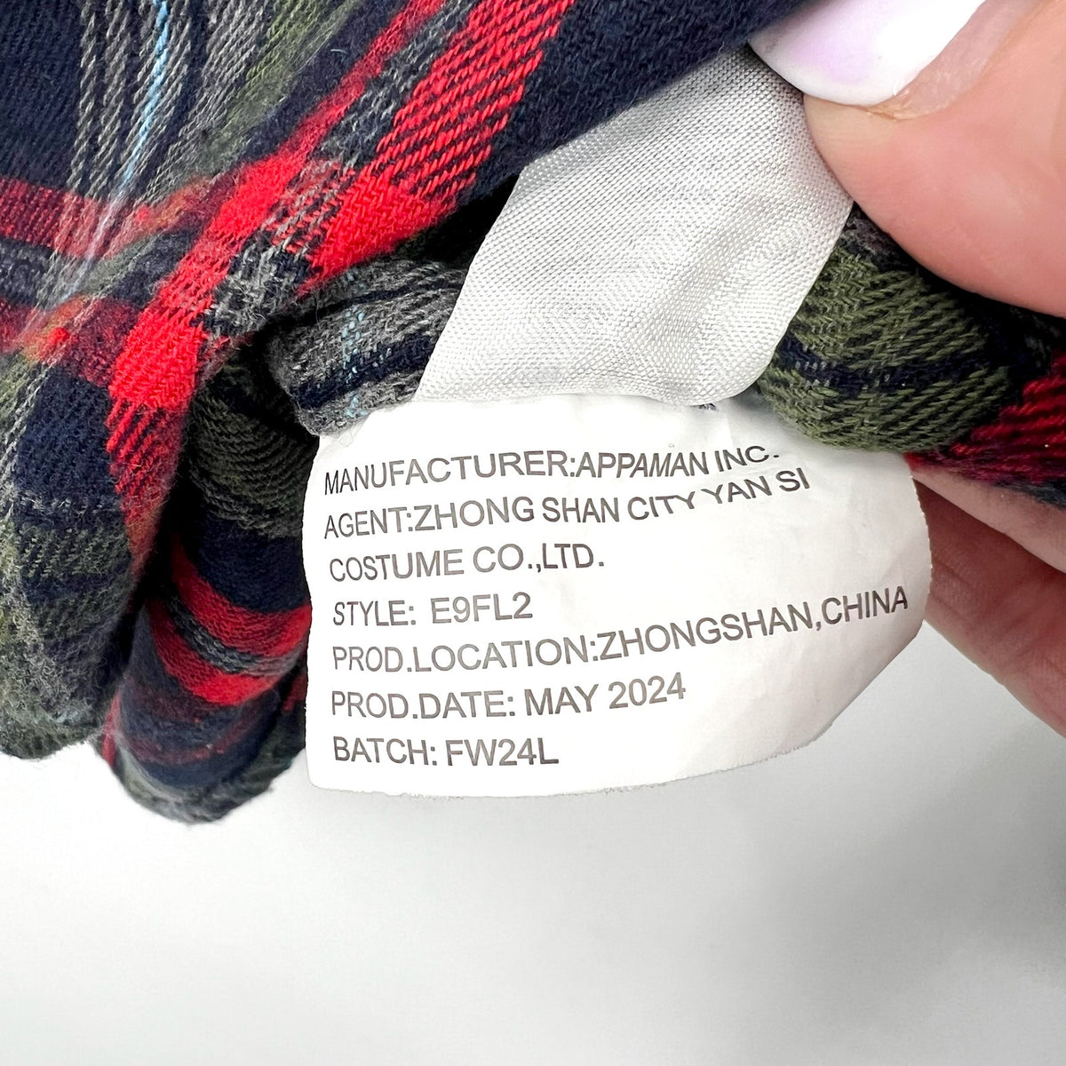 APPAMAN Boy's Long Sleeve Flannel Shirt Size 12 Blue Red Plaid Casual NWT
