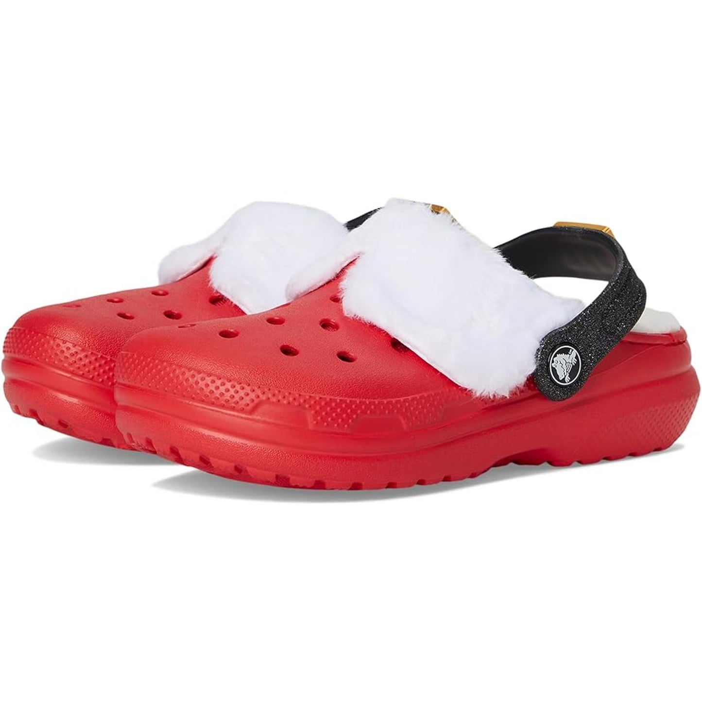 Crocs Kids Classic Lined Santa Clogs C13 EU 30.5 Red White Lightweight NWT